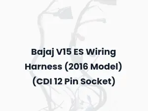 Bajaj V15 ES Wiring Harness (2016 Model) (CDI 12 Pin Socket)
