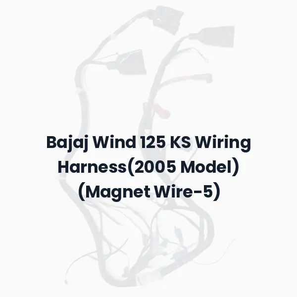 Bajaj Wind 125 KS Wiring Harness(2005 Model) (Magnet Wire-5)