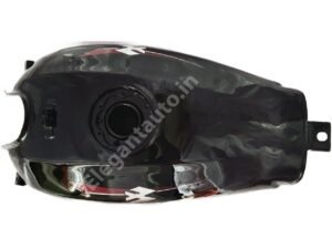 BAJAJ XCD 135 Petrol Tank BLACK and RED
