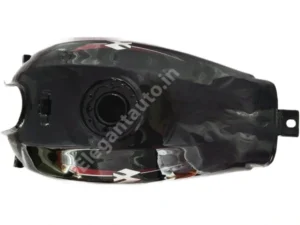 BAJAJ XCD 135 Petrol Tank BLACK and RED