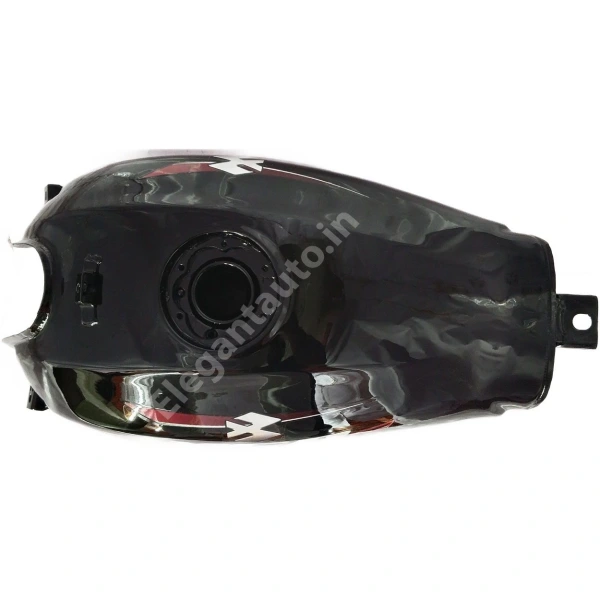 BAJAJ XCD 135 Petrol Tank BLACK and RED