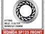 BIKE BRAKE DISC HONDA SP 125 FRONT