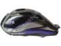 BIKE PETROL TANK HERO HF DELUXE BS4 BLACK AND BLUE