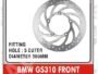 BMW GS310 FRONT DISC BRAKE