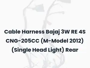 Cable Harness Bajaj 3W RE 4S CNG-205CC (M-Model 2012) (Single Head Light) Rear