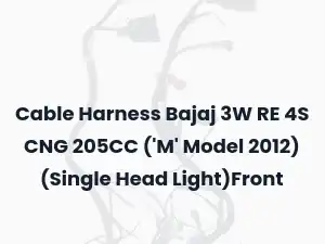 Cable Harness Bajaj 3W RE 4S CNG 205CC ('M' Model 2012) (Single Head Light)Front