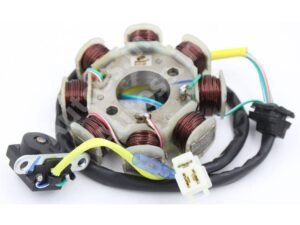 COIL PLATE ASSEMBLY HERO CD DLX OLD (8 POLL) 3+1 PIN
