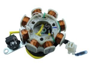 COIL PLATE ASSEMBLY HERO HUNK, CBZ XTREME, IGNATOR, ACHIEVER (8 POLL) 2+1 PIN
