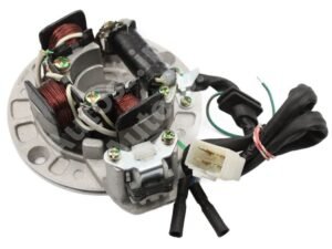 COIL PLATE ASSEMBLY HERO SPLENDOR , CD DAWN (3LT 2 HOLE) 4+2 PIN
