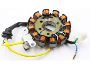COIL PLATE ASSEMBLY HERO SUPER SPLENDOR I3S (12 POLL) SOCKET 2 PIN WIRE 3+1 PIN