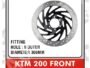 DISC BRAKE BIKE KTM 200 FRONT
