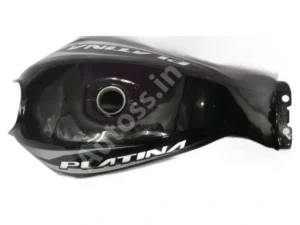 Ensons Petrol Tank BAJAJ Platina ES BLACK and SILVER