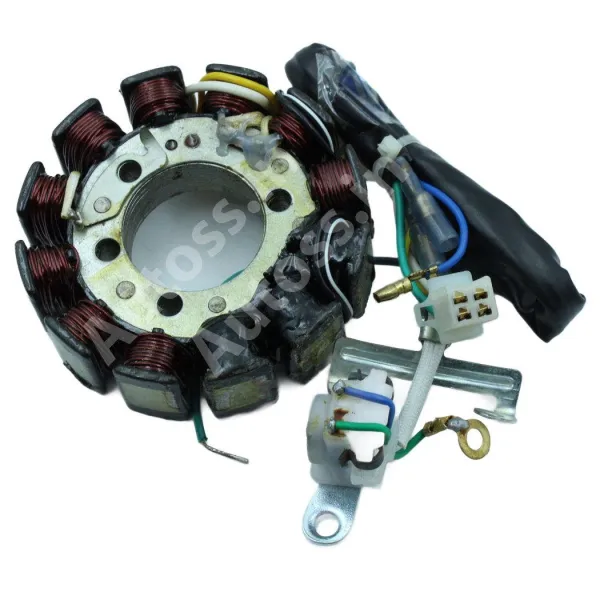 HERO CBZ STAR OLD COIL PLATE ASSEMBLY(12 POLL) 4+3 PIN