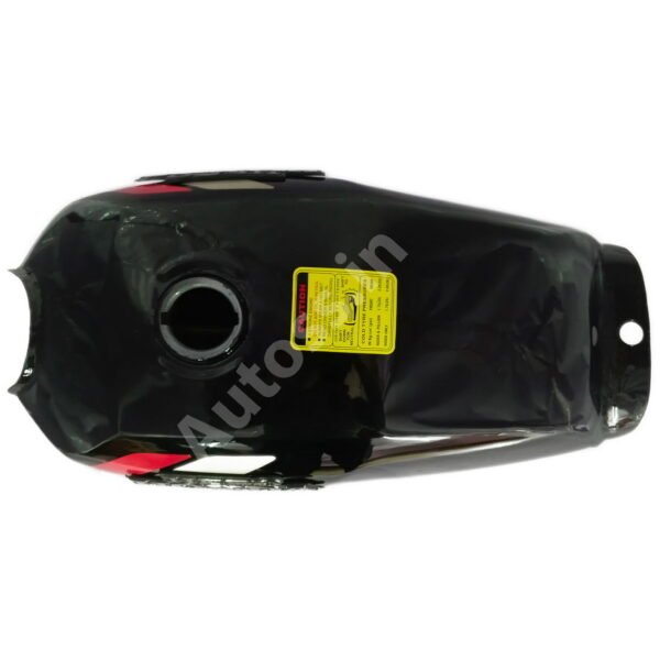 HERO CD 100 PETROL TANK BLACK WITH RED AND YELLOW COLOR