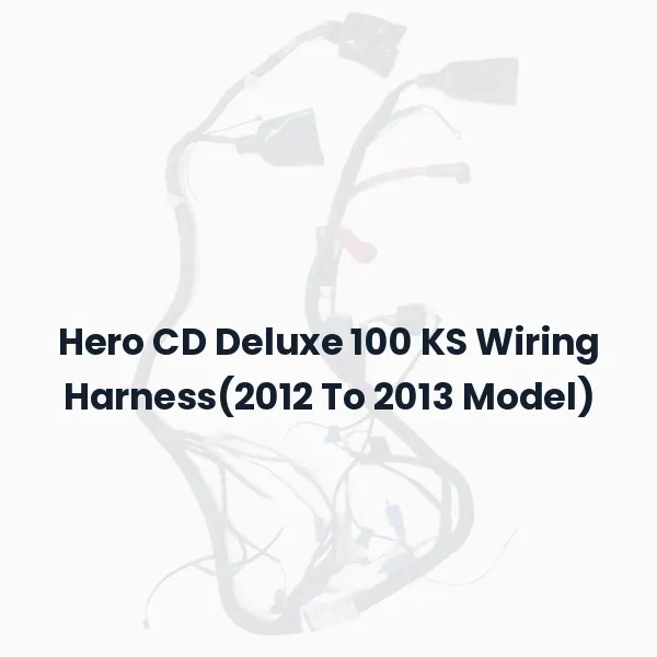 Hero CD Deluxe 100 KS Wiring Harness(2012 To 2013 Model)