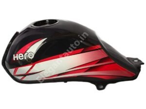 HERO CD Deluxe Bike Petrol Tank 2016 BLACK and RED