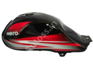 HERO CD Deluxe Old Model Petrol Tank BLACK and RED Color Without Guage