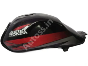 HERO CD Deluxe Petrol Tank New Model Black and RED