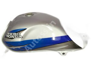 HERO CD Deluxe PETROL TANK New Model SILVER BLUE