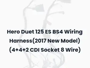Hero Duet 125 ES BS4 Wiring Harness(2017 New Model) (4+4+2 CDI Socket 8 Wire)