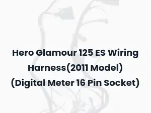 Hero Glamour 125 ES Wiring Harness(2011 Model) (Digital Meter 16 Pin Socket)
