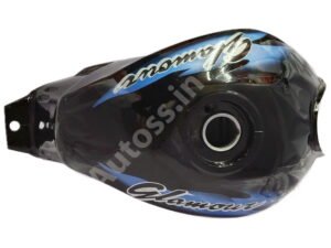 HERO Glamour Petrol Tank Type 2 BLACK and BLUE