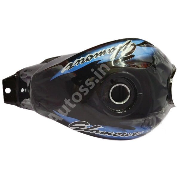 HERO Glamour Petrol Tank Type 2 BLACK and BLUE