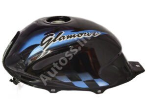 HERO Glamour Petrol Tank Type 2 BLACK and BLUE