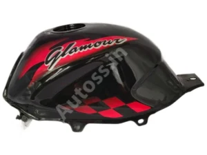 HERO Glamour PETROL TANK Type 2 BLACK and RED