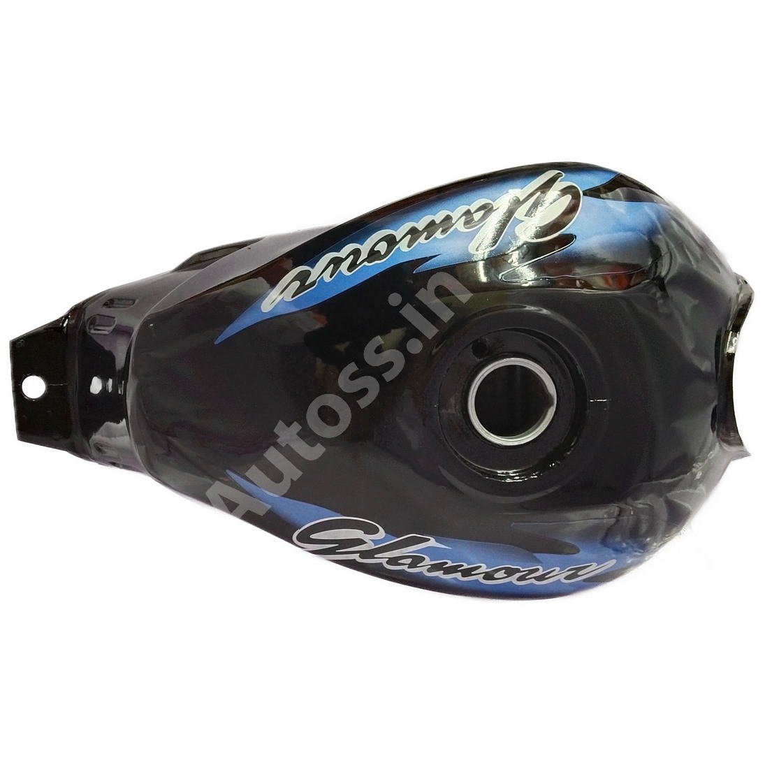 HERO Glamour Type 2 Petrol Tank BLACK and BLUE