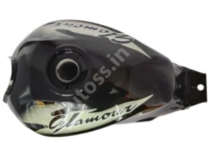 HERO Glamour Type 2 Petrol Tank BLACK and GREY