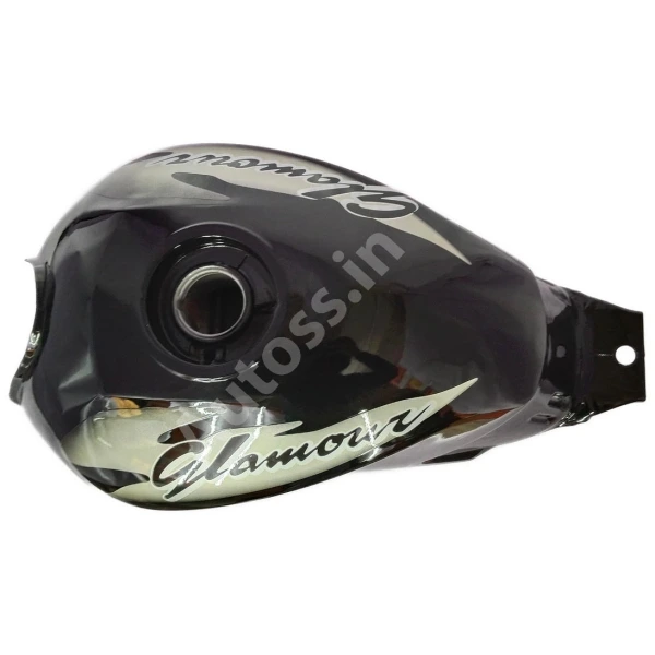 HERO Glamour Type 2 Petrol Tank BLACK and GREY