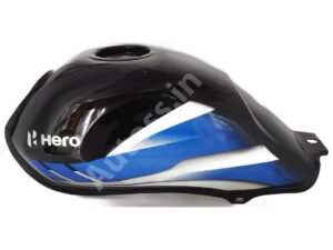 HERO HDFX BS6 Petrol Tank Black and Blue