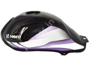 HERO HDFX BS6 PETROL TANK Black and Purple