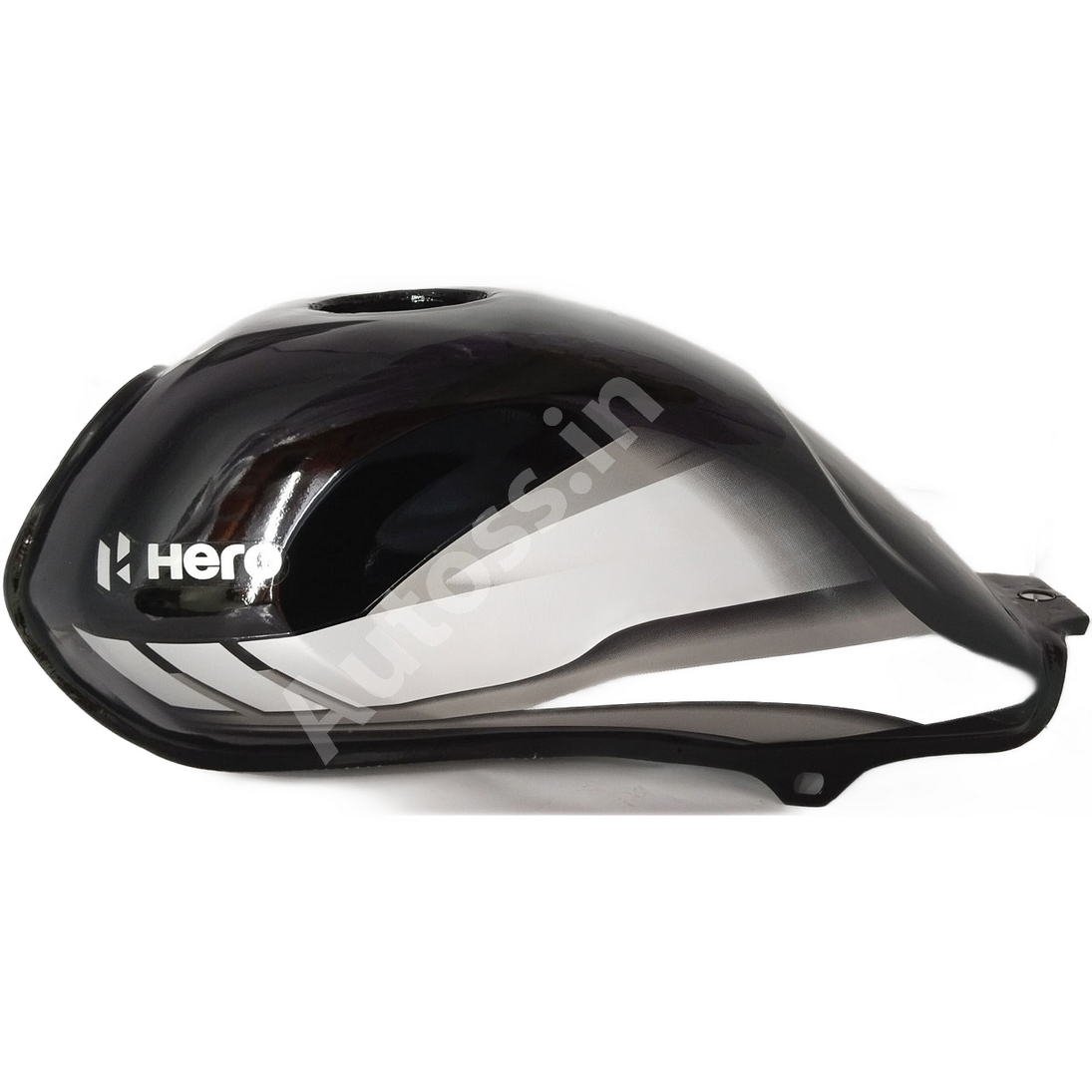 HERO HDFX PETROL TANK BS6 Black and Grey