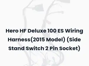Hero HF Deluxe 100 ES Wiring Harness(2015 Model) (Side Stand Switch 2 Pin Socket)