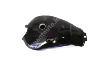 HERO HF Deluxe PETROL TANK BLACK and BLUE