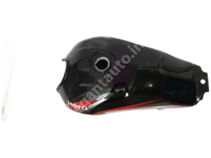 HERO HF Deluxe PETROL TANK BLACK and RED