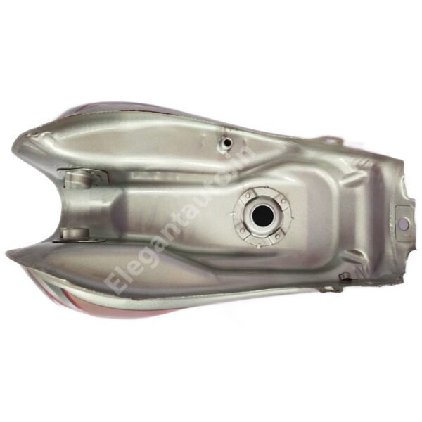 HERO HF Deluxe Petrol Tank SILVER and RED