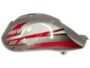 HERO HF Deluxe Petrol Tank SILVER and RED