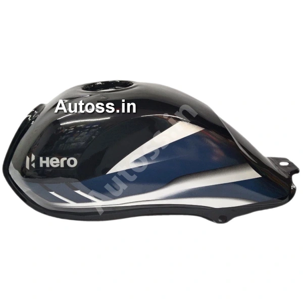 HERO HFDX BS6 BLACK NEXUS Petrol Tank BLUE