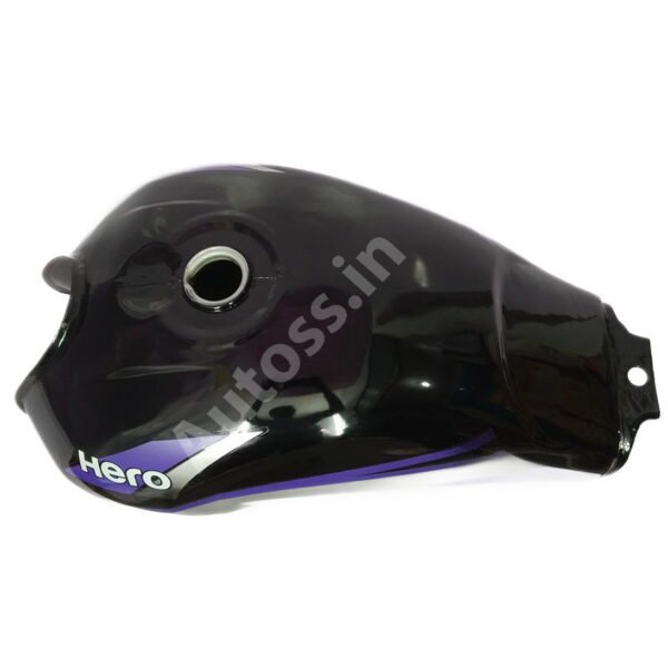 HERO HFDX Petrol Tank BLACK and PURPLE