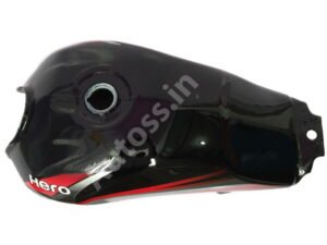 HERO HFDX PETROL TANK BLACK and RED