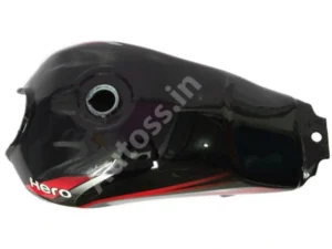 HERO HFDX PETROL TANK BLACK and RED