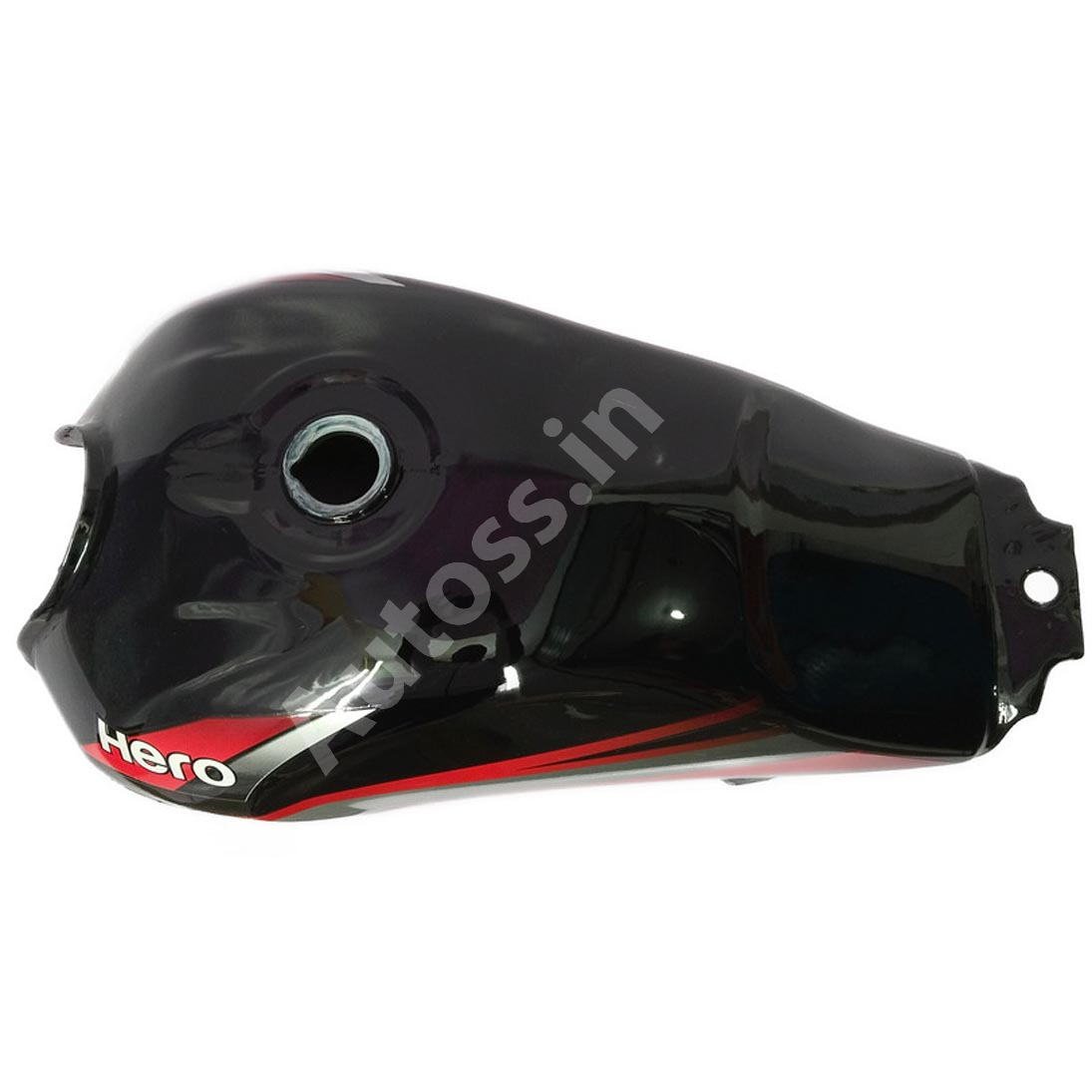 HERO HFDX PETROL TANK BLACK and RED