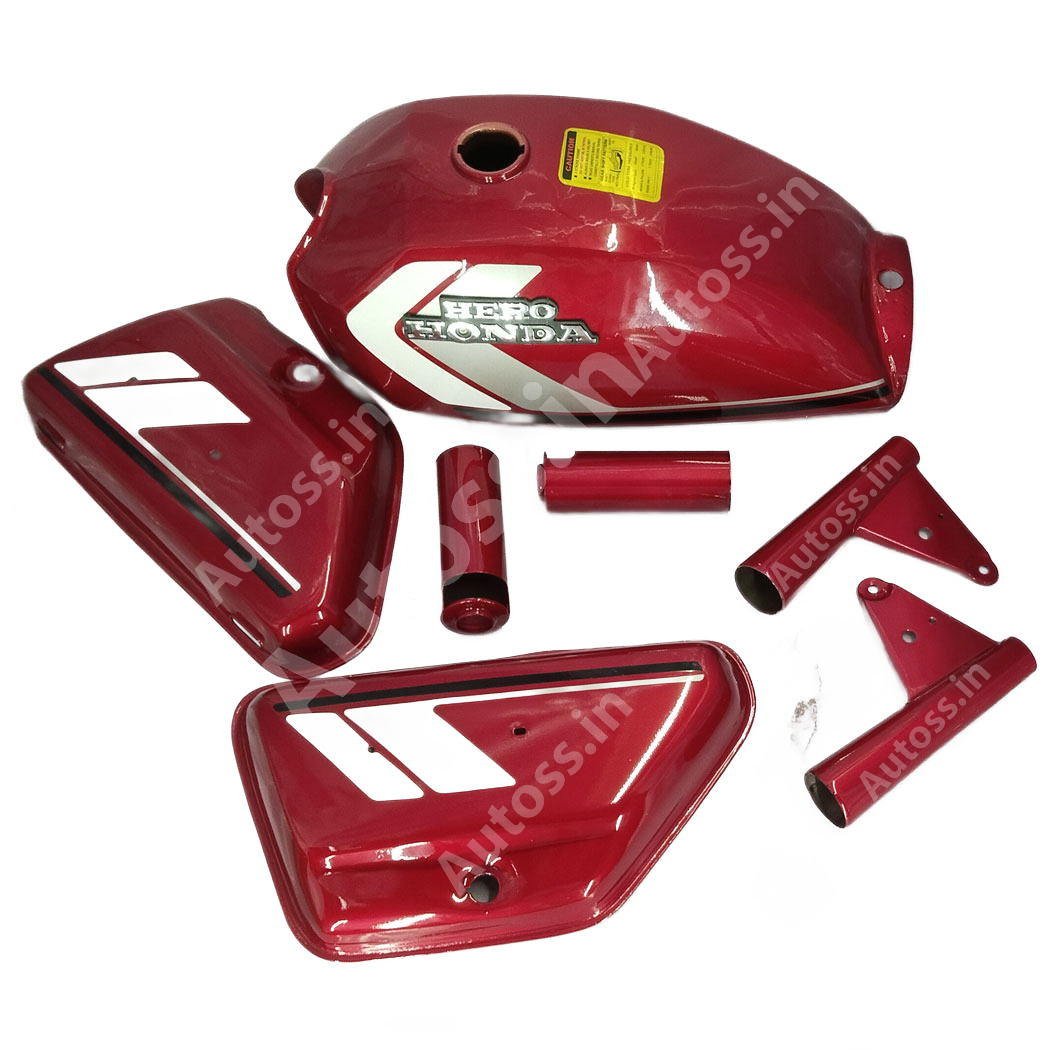 HERO HONDA CD 100 RED PETROL TANK KIT