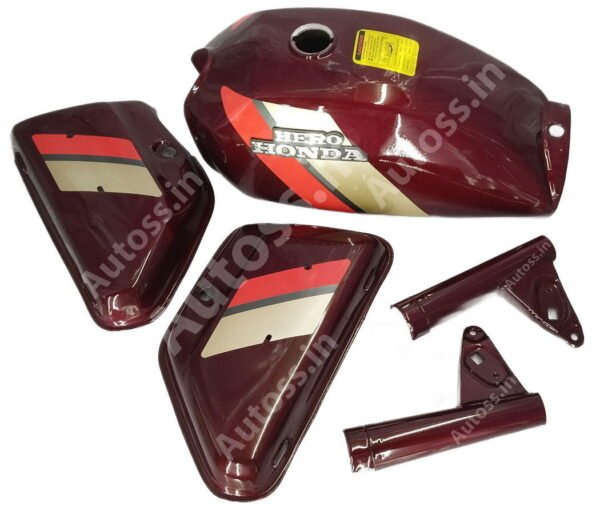 HERO HONDA SS 100 WINE RED PETROL TANK KIT