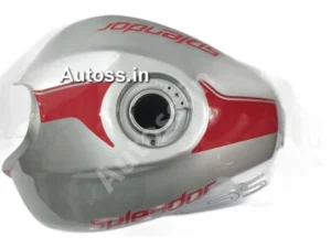 HERO I-SMART 110 BS4 Petrol Tank SILVER RED