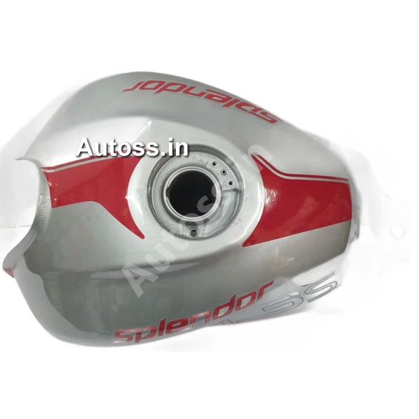 HERO I-SMART 110 BS4 Petrol Tank SILVER RED
