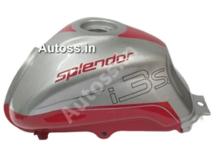 HERO I-SMART 110 BS4 Petrol Tank SILVER RED